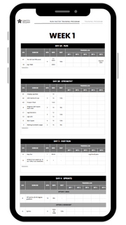 "RUN FASTER" Training Program (6-Weeks)
