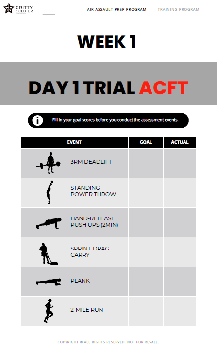 Air Assault School 8-Week Fitness Program (#1 Recommended for Prep