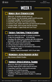 Expert Badge (EIB, ESB, EFMB) Fitness Program (8-Weeks)