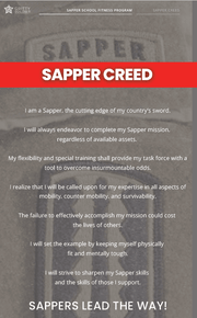 Sapper School Fitness Program (8-Weeks)