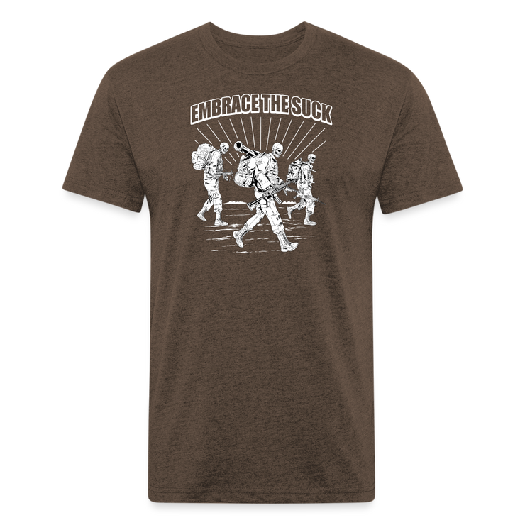 Embrace the Suck v2 T-Shirt - heather espresso