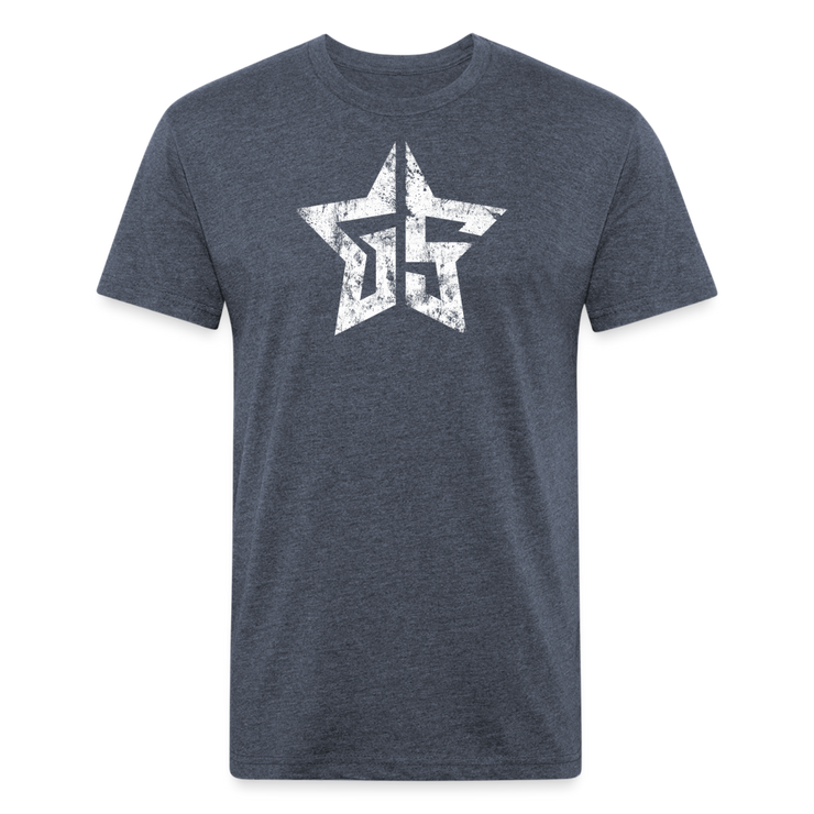 GS Star Fitted T-Shirt - heather navy