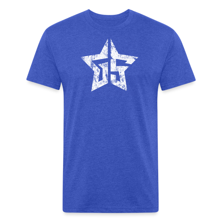 GS Star Fitted T-Shirt - heather royal