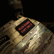 rub some dirt on it Morale patch for tactical or crossfit training